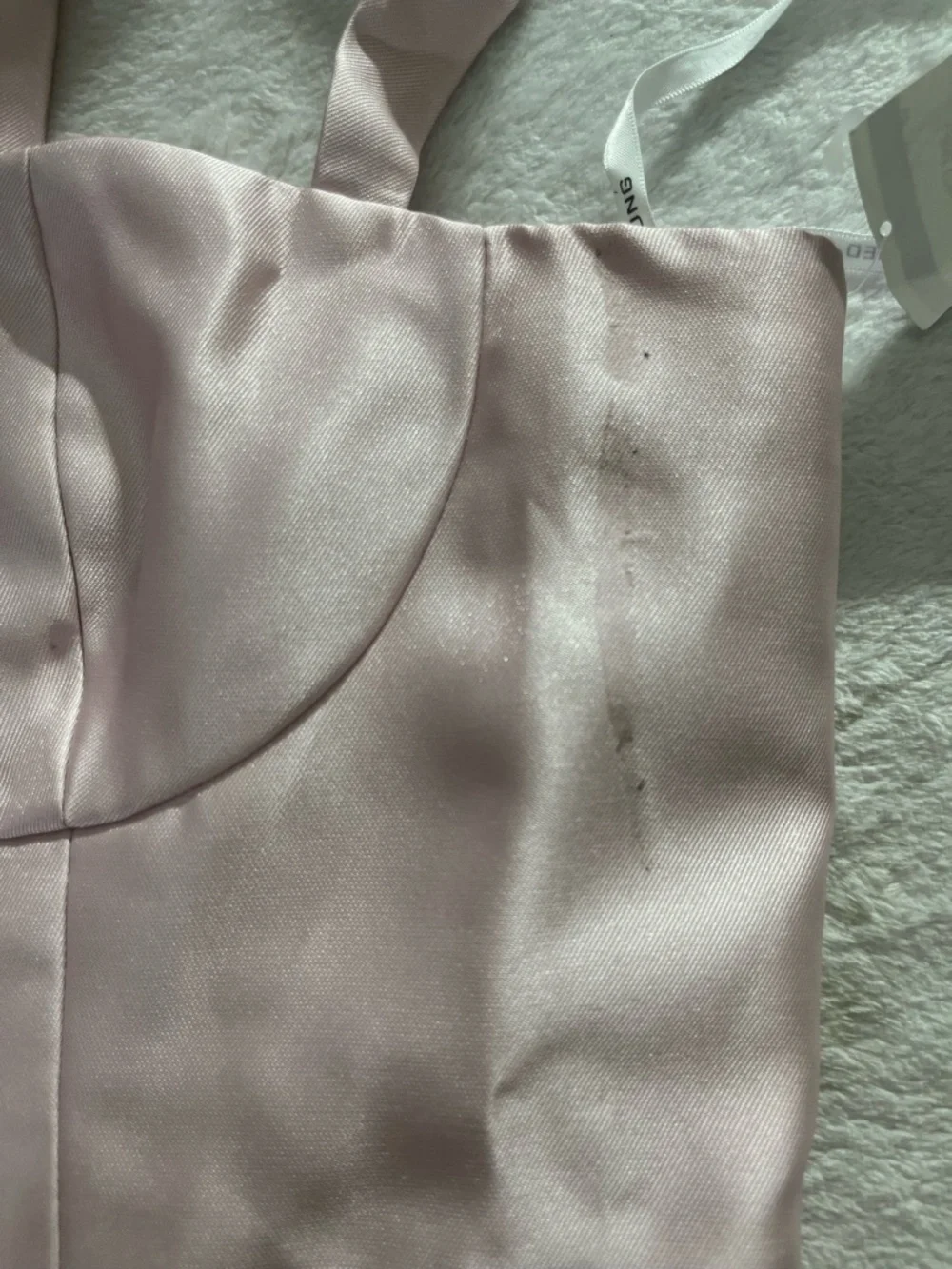 Alfred Sung Tie Back Ballet Pink Corset Gown Dress Long Formal Maxi Pastel 12 - Picture 15 of 16